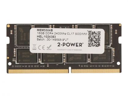 16GB DDR4 2400MHz CL17 SODIMM