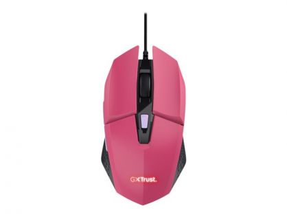 Trust Gaming GXT 109P Felox - mouse - illuminated, gaming - USB - powerful pink