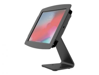 Compulocks iPad 10.2" Space Enclosure Rotating Counter Stand - Mounting kit (enclosure, VESA mount base) - for tablet - lockable - high-grade aluminium - black - screen size: 10.2" - counter top - for Apple 10.2-inch iPad (7th generation, 8th generation, 