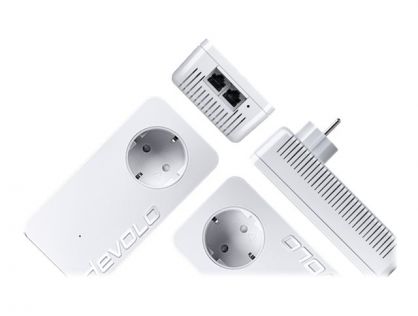 devolo dLAN 1200+ WiFi ac - powerline adapter - Wi-Fi 5 - wall-pluggable
