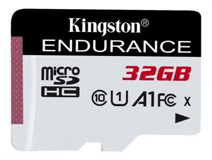 Kingston High Endurance - Flash memory card - 32 GB - A1 / UHS-I U1 / Class10 - microSDHC UHS-I