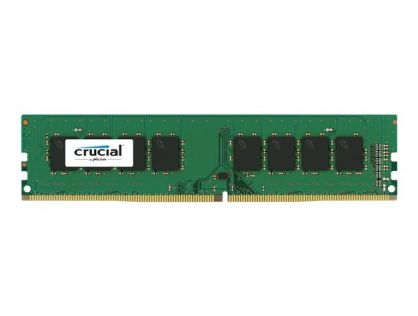 Crucial - DDR4 - module - 4 GB - DIMM 288-pin - 2400 MHz / PC4-19200 - CL17 - 1.2 V - unbuffered - non-ECC