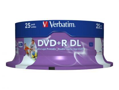 Verbatim - DVD+R DL x 25 - 8.5 GB - storage media