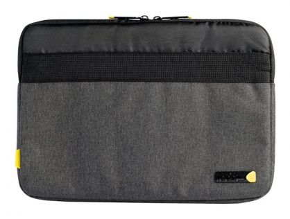 techair Eco - Notebook sleeve - 10" - 11.6" - black/grey