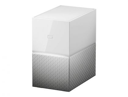 WD My Cloud Home Duo WDBMUT0040JWT - Personal cloud storage device - 4 TB - HDD 2 TB x 2 - Gigabit Ethernet