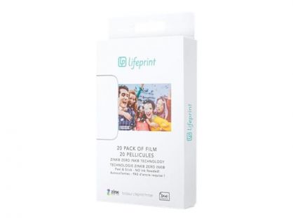 LifePrint - photo paper - 10 sheet(s) - 76.2 x 114.3 mm (pack of 2)