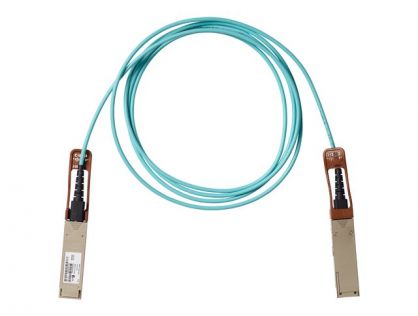 Cisco - 100GBase direct attach cable - QSFP to QSFP - 10 m - fibre optic - active - remanufactured - for P/N: C9500-32C-EDU, C9500-32QC-EDU, N9K-X9788TC-FX-RF, NCS-55A1-24H-B, NCS-55A1-36H-SE-S