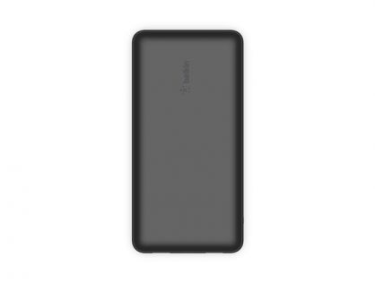 20K POWER BANK USB-A AND C 15W BLACK