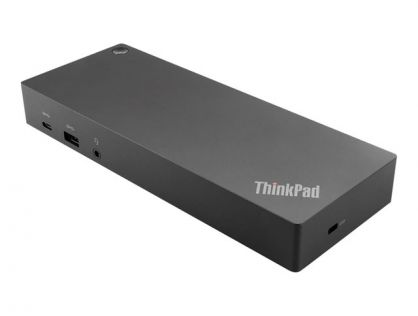 Lenovo ThinkPad Hybrid USB-C with USB-A Dock - Docking station - USB-C - 2 x HDMI, 2 x DP - 1GbE - 135 Watt - Campus