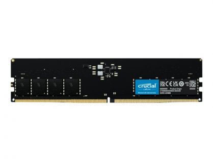 Crucial - DDR5 - module - 16 GB - DIMM 288-pin - 5600 MHz / PC5-44800 - CL46 - 1.1 V - unbuffered - on-die ECC