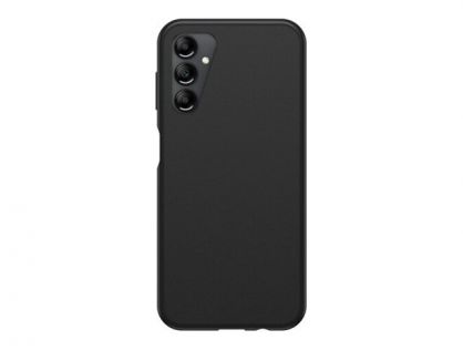 OtterBox React Series - Back cover for mobile phone - antimicrobial - thermoplastic elastomer (TPE), polycarbonate - black - for Samsung Galaxy A14 5G