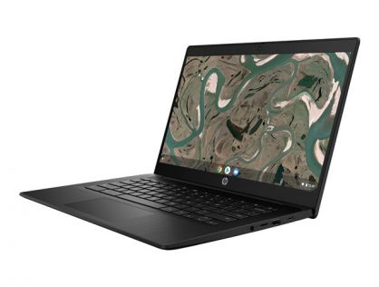 HP Chromebook 14 G7 - 180-degree hinge design - Intel Celeron - N5100 / up to 2.8 GHz - Chrome OS - UHD Graphics - 4 GB RAM - 32 GB eMMC - 14" IPS 1920 x 1080 (Full HD) - Wi-Fi 6, Bluetooth 5.0 wireless card - kbd: UK