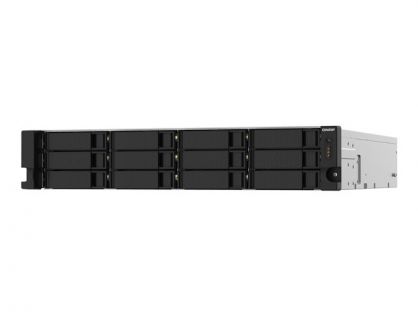 QNAP TS-1232PXU-RP - NAS server - 12 bays - rack-mountable - SATA 6Gb/s - RAID RAID 0, 1, 5, 6, 10, 50, 60, JBOD - RAM 4 GB - Gigabit Ethernet / 2.5 Gigabit Ethernet / 10 Gigabit Ethernet - iSCSI support - 2U