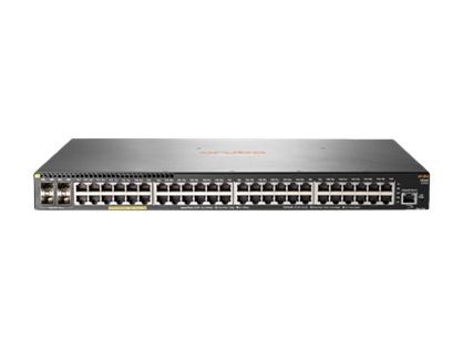 HPE Aruba 2930F 48G PoE+ 4SFP - Switch - L3 - Managed - 48 x 10/100/1000 (PoE+) + 4 x Gigabit SFP (uplink) - rack-mountable - PoE+ (370 W)