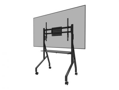 Neomounts FL50-525BL1 - Cart - sturdy - for flat panel - floor stand - lockable - steel - black - screen size: 55"-86"