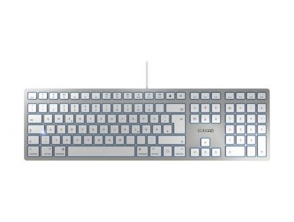 CHERRY KC 6000 SLIM SILVER CORDED KEYBOARD F/ MAC