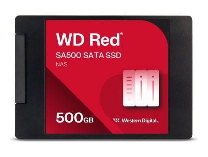 WD Red SA500 WDS500G1R0A - SSD - 500 GB - internal - 2.5" - SATA 6Gb/s
