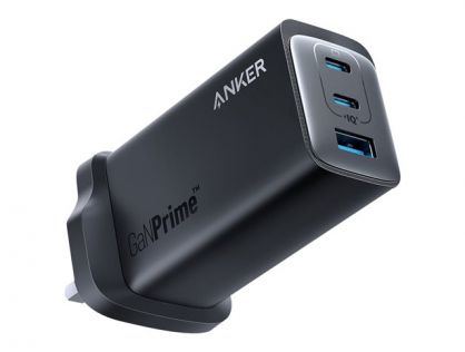 Anker 737 GaN III 3-Port 120W Charger_2xC(100W)+1xA(22.5W) Black UK