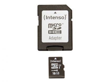 Intenso Premium - flash memory card - 16 GB - microSDHC UHS-I