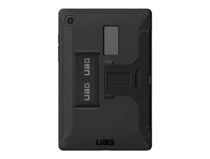 UAG Case for Galaxy Tab A8 10.5-in (2022) (SM-X200 & SM-X205) - Scout Black - Back cover for tablet - with kickstand & hand strap - thermoplastic polyurethane (TPU) - black - 10.5" - for Samsung Galaxy Tab A8