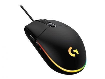 Logitech Gaming Mouse G203 LIGHTSYNC - Mouse - optical - 6 buttons - wired - USB - black