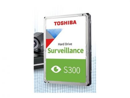 Toshiba S300 Surveillance - Hard drive - 1 TB - internal - 3.5" - SATA 6Gb/s - 5700 rpm - buffer: 64 MB