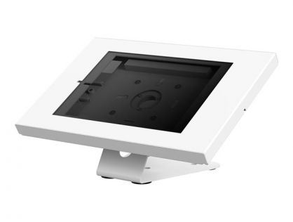 Neomounts - Mounting kit (enclosure, mount, 6 panels) - for tablet - lockable - white - screen size: 9.7", 10.1", 10.2", 10.4", 11" - counter top, wall-mountable - for Apple 10.2-inch iPad, 10.5-inch iPad Air (3rd generation), 10.9-inch iPad Air (4th gene