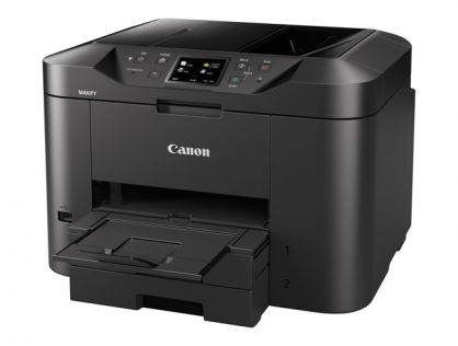 Canon MAXIFY MB2750 MB 2750 - Multifunction printer - colour - inkjet - A4 (210 x 297 mm), Legal (216 x 356 mm) (original) - A4/Legal (media) - up to 22  ppm (copying) - up to 24 ipm (printing) - 500 sheets - 33.6 Kbps - USB 2.0, LAN, Wi-Fi(n), USB host