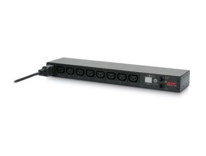 APC Switched Rack PDU - Power distribution unit (rack-mountable) - AC 208-230 V - Ethernet, RS-232 - input: IEC 60320 C20 - output connectors: 8 (power IEC 60320 C13) - 1U - 2.4 m cord - for P/N: SMTL1000RMI2UC, SMX1000C, SMX1500RM2UC, SMX1500RM2UCNC, SMX