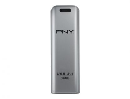PNY Elite Steel - USB flash drive - 64 GB - USB 3.1