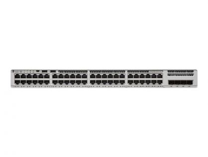 Cisco Catalyst 9200L - Network Essentials - switch - L3 - Managed - 48 x 10/100/1000 (PoE+) + 4 x 10 Gigabit SFP+ - rack-mountable - PoE+