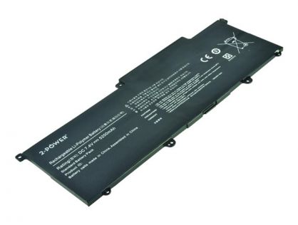2-Power Main Battery Pack - Laptop battery - lithium polymer - 4-cell - 5200 mAh - for Samsung Series 9 900X3C, 900X3C-A05, 900X3C-A06, 900X3C-AB1