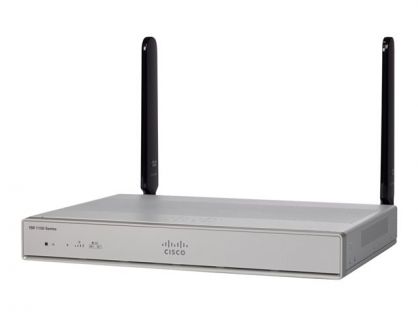 Cisco Integrated Services Router 1117 - Router - DSL modem 4-port switch - 1GbE - WAN ports: 2