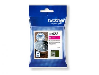 Brother LC422M - Magenta - original - ink cartridge - for Brother MFC-J5340DW, MFC-J5340DWE, MFC-J5345DW, MFC-J5740DW, MFC-J6540DW, MFC-J6940DW