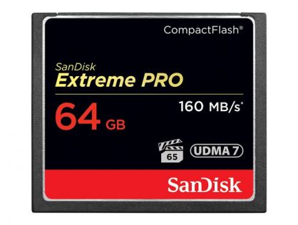 SanDisk Extreme Pro - Flash memory card - 64 GB - CompactFlash