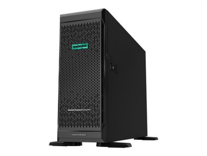 HPE ProLiant ML350 Gen10 Base - Server - tower - 4U - 2-way - 1 x Xeon Silver 4208 / up to 3.2 GHz - RAM 16 GB - SATA/SAS - hot-swap 2.5" bay(s) - no HDD - Gigabit Ethernet - no OS - monitor: none - BTO