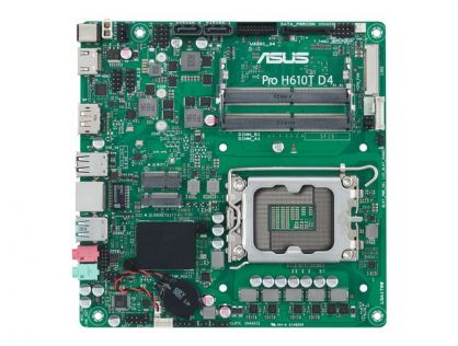 ASUS Pro H610T D4-CSM - motherboard - Thin mini ITX - LGA1700 Socket - H610