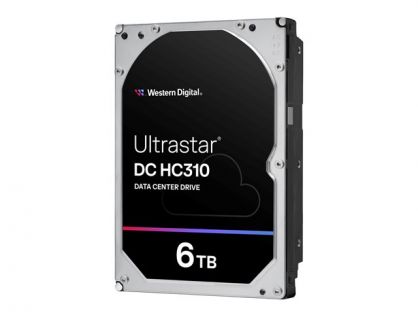 WD Ultrastar DC HC310 HUS726T6TAL5204 - Hard drive - 6 TB - internal - 3.5" - SAS 12Gb/s - 7200 rpm - buffer: 256 MB