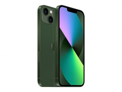 Apple iPhone 13 - 5G smartphone - dual-SIM / Internal Memory 256 GB - OLED display - 6.1" - 2532 x 1170 pixels - 2x rear cameras 12 MP, 12 MP - front camera 12 MP - green