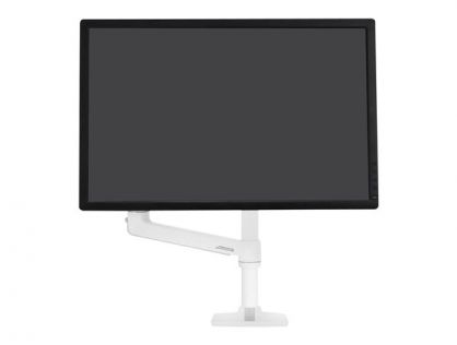 Ergotron LX Desk Mount Monitor Arm, Tall Pole - Desk mount for Monitor - aluminium, steel - white - screen size: up to 32"