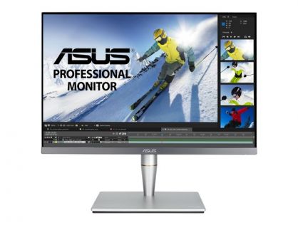 ASUS ProArt PA24AC - LCD monitor - 24.1" - 1920 x 1200 WUXGA @ 75 Hz - IPS - 400 cd/m² - 1000:1 - DisplayHDR 400 - 5 ms - 2xHDMI, DisplayPort, USB-C - speakers - grey