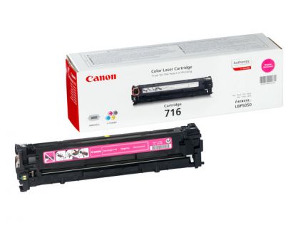 Canon 716 M - 1978B002 - 1 x Magenta - Toner Cartridge - For iSENSYS LBP5050,LBP5050N,MF8030CN,MF8040Cn,MF8050CN,MF8080Cw