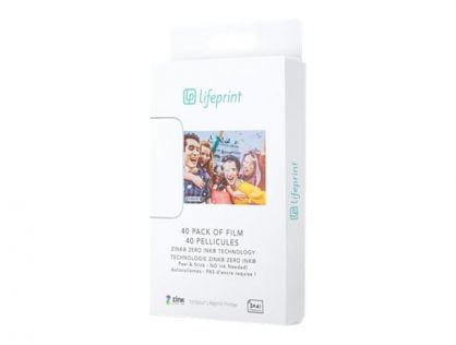 LifePrint - photo paper - 10 sheet(s) - 76.2 x 114.3 mm (pack of 4)
