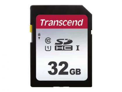 Transcend 300S - Flash memory card - 32 GB - UHS-I U1 / Class10 - SDHC UHS-I