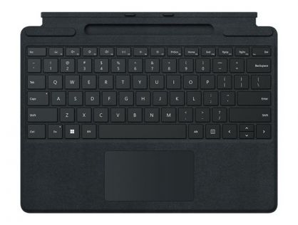 Microsoft Surface Pro Signature Keyboard - keyboard - with touchpad, accelerometer, Surface Slim Pen 2 storage and charging tray - black
