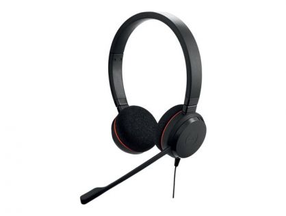 Jabra Evolve 20 UC stereo - Headset - on-ear - wired - USB-C - noise isolating