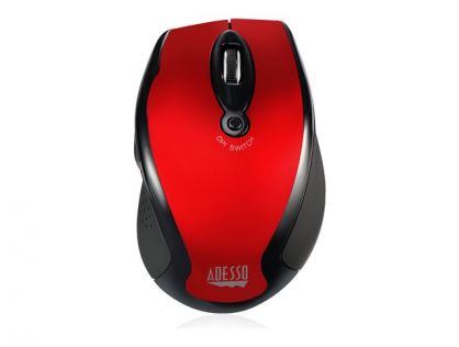 Adesso iMouse M20 - mouse - 2.4 GHz - red