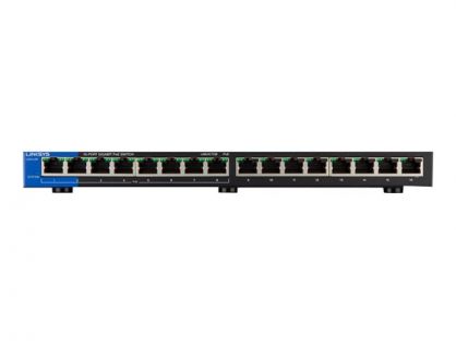 Linksys Business LGS116P - switch - 16 ports - unmanaged