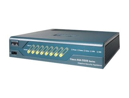 Cisco ASA 5505 Firewall Edition Bundle - Security appliance - 8 ports - 50 users - 100Mb LAN - refurbished