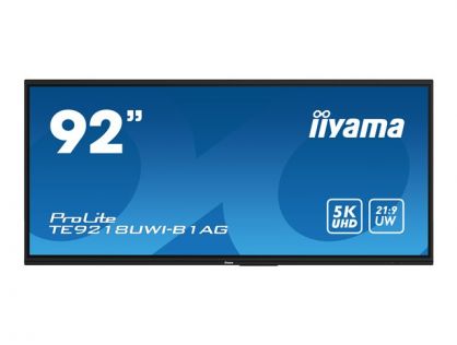 iiyama ProLite TE9218UWI-B1AG 92" Class (91.5" viewable) LED-backlit LCD display - 5K - for digital signage / interactive communication